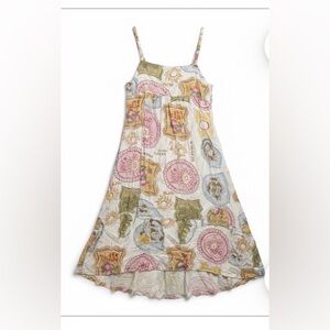 This is a Anthropologie Paper Hearts Ciao Bella Lemons Print Sundress size XL